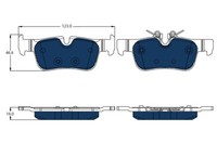TRW GDB2063BTE BremsklöTze, BremsbeläGe FüR BMW I3 (I01)