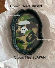 New A BATHING APE ABC CAMO APE HEAD ASHTRAY Green - Authentic BAPE JP