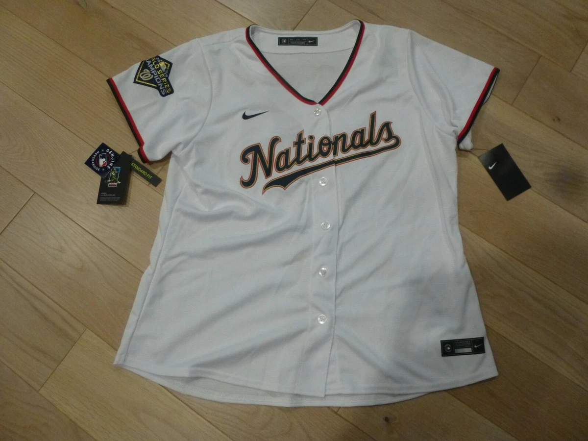 Nike Washington Nationals #22 Soto 2020 Gold Program White Jersey Women  Size XXL