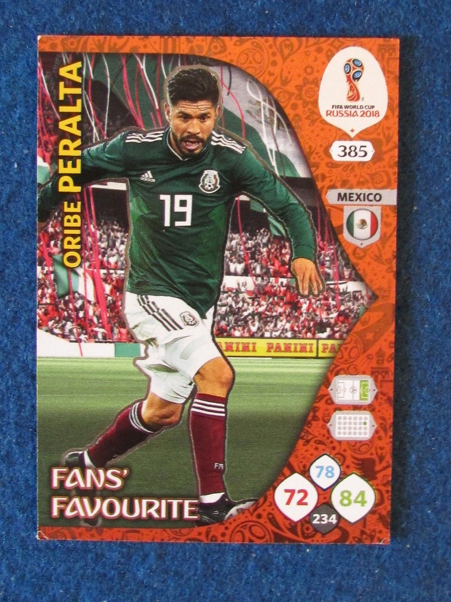 ORIBE PERALTA メキシコ　サッカーカード　枚数限定シリアル入りトレカ Panini Adrenalyn XL World Cup Russia 2018 - Oribe Peralta - Mexico