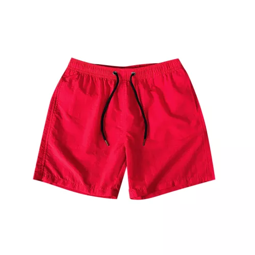 Herren Freizeit Lose Shorts Taschen Kordelzug Einfarbig Strand Basic Shorts - Bild 36 von 64