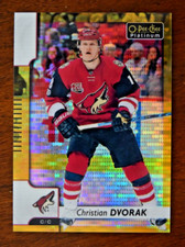 2017-18 O-Pee-Chee Platinum Seismic Gold Christian Dvorak #/50