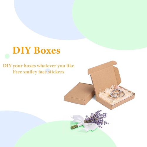 MEBRUDY 6x4x1 Inches Shipping Boxes Pack Of 50, Small Corrugated Cardboard Box - Picture 9 of 9