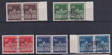 Berlin 1966 Mi-Nr. 286-290 Brandenburger Tor gestempelte Paare