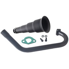 Update Exhaust Pipe Exhaust Header Pipe 5 Stage Fit 196 212cc GX160GX200 Go Kart