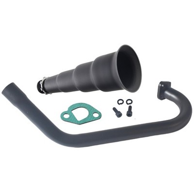 Update Exhaust Pipe Exhaust Header Pipe 5 Stage Fit 196 212cc GX160GX200 Go Kart