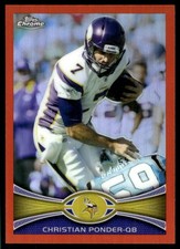 Christian Ponder 2012 Topps Chrome #183 Vikings Insert ? SEE SCAN! FREE SHIPPING