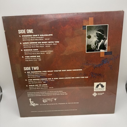 William DeVaughn Figures Can't Calculate The Love I Have For You Vinyl LP Album - Picture 2 of 2