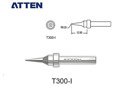 T300-I Lötspitze kegelförmig 0,5mm für Lötkolben ATTEN