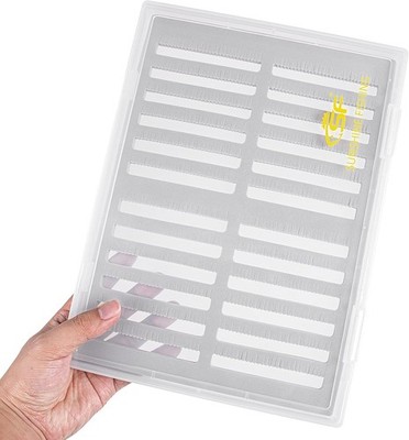 Collection Fly Boxes Clear Fly Fishing Box A4 Super Large Capacity Slit Foam Fis