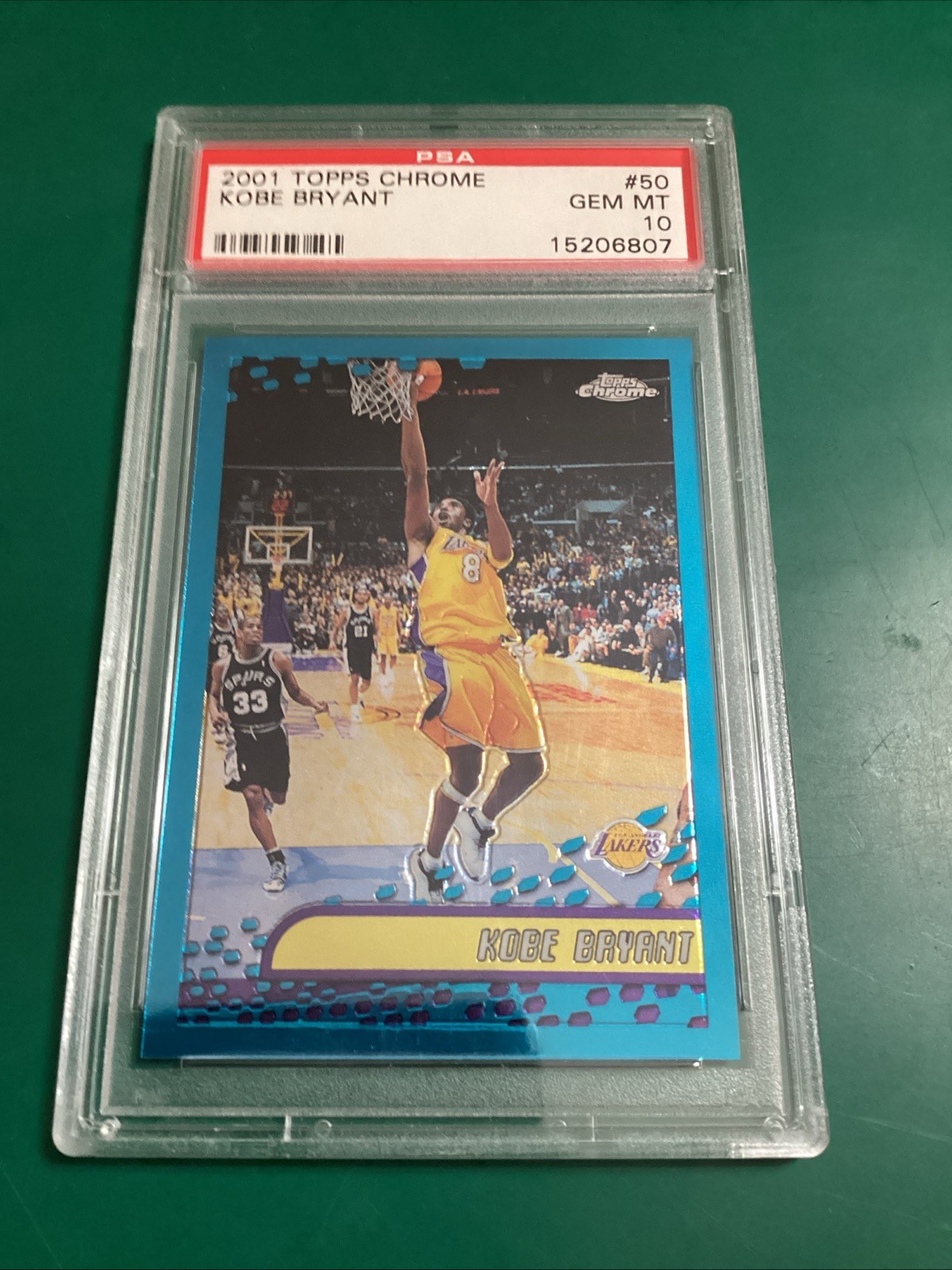 2001-02 Topps Chrome - Kobe Bryant #50 PSA 10 6807 Gem Mint