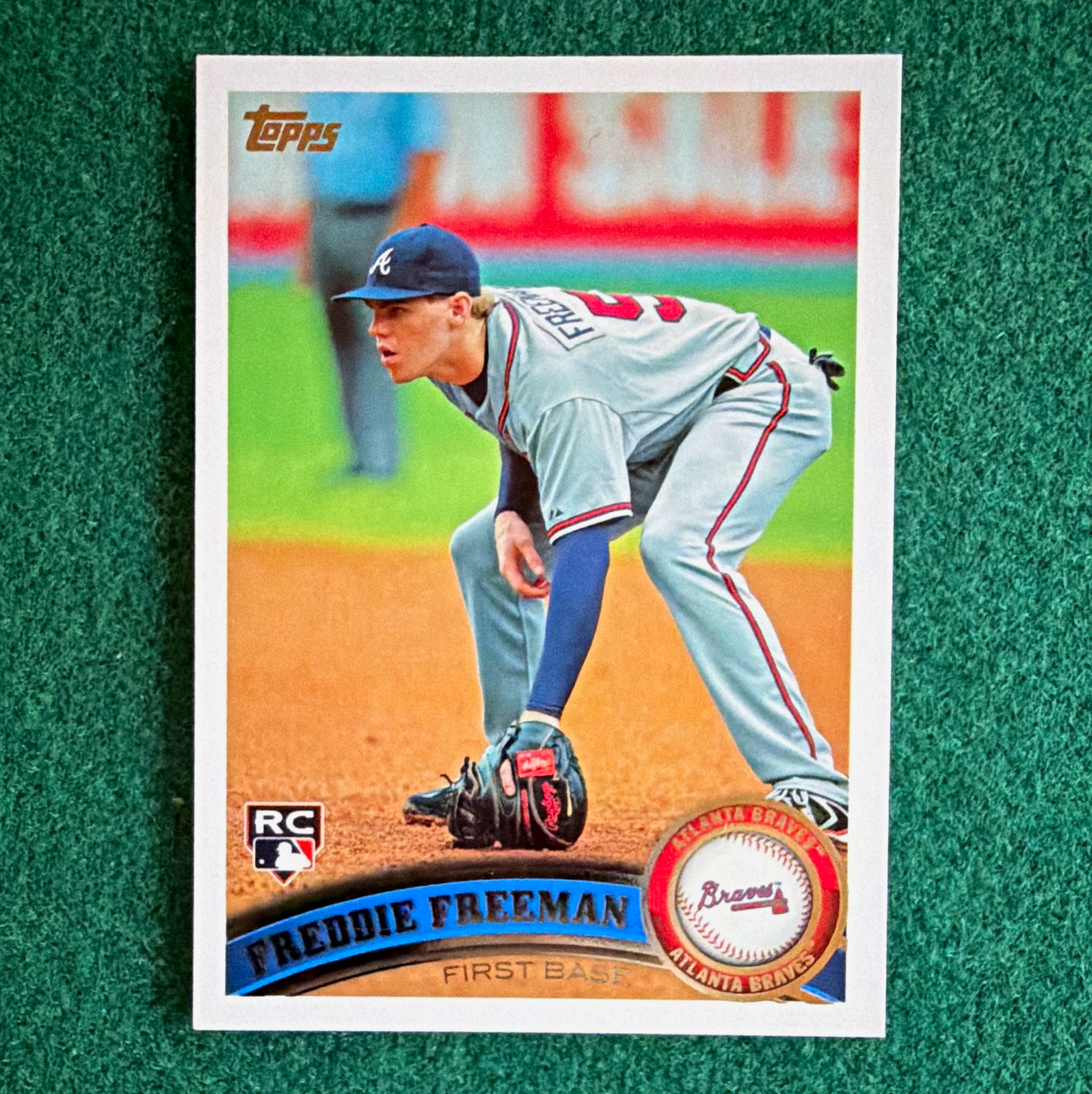Topps 2011 Freddie Freeman Atlanta Braves #145 Rookie Base Set MLB