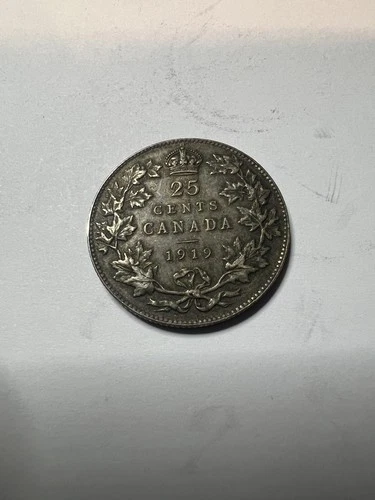 1919 Canada 25 Cents — photo from the most recent tracked eBay sale