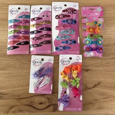Goody Snap Hair Clips, Hair Ties, Assorted Hair Accessories Lot Of 6 Packages