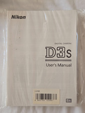 New Original Nikon User Manual D3s Instruction Book in English