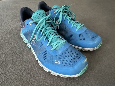   On Cloudflow  Schuhe  Gr. 40,5  UK 7   SL 26cm  blau-türkis   TOP 