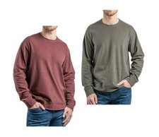 NEW MEN'S JACHS NEW YORK LS ULTRA SOFT BRUSHED KNIT SWEATSHIRT/SWEATER VARIETY