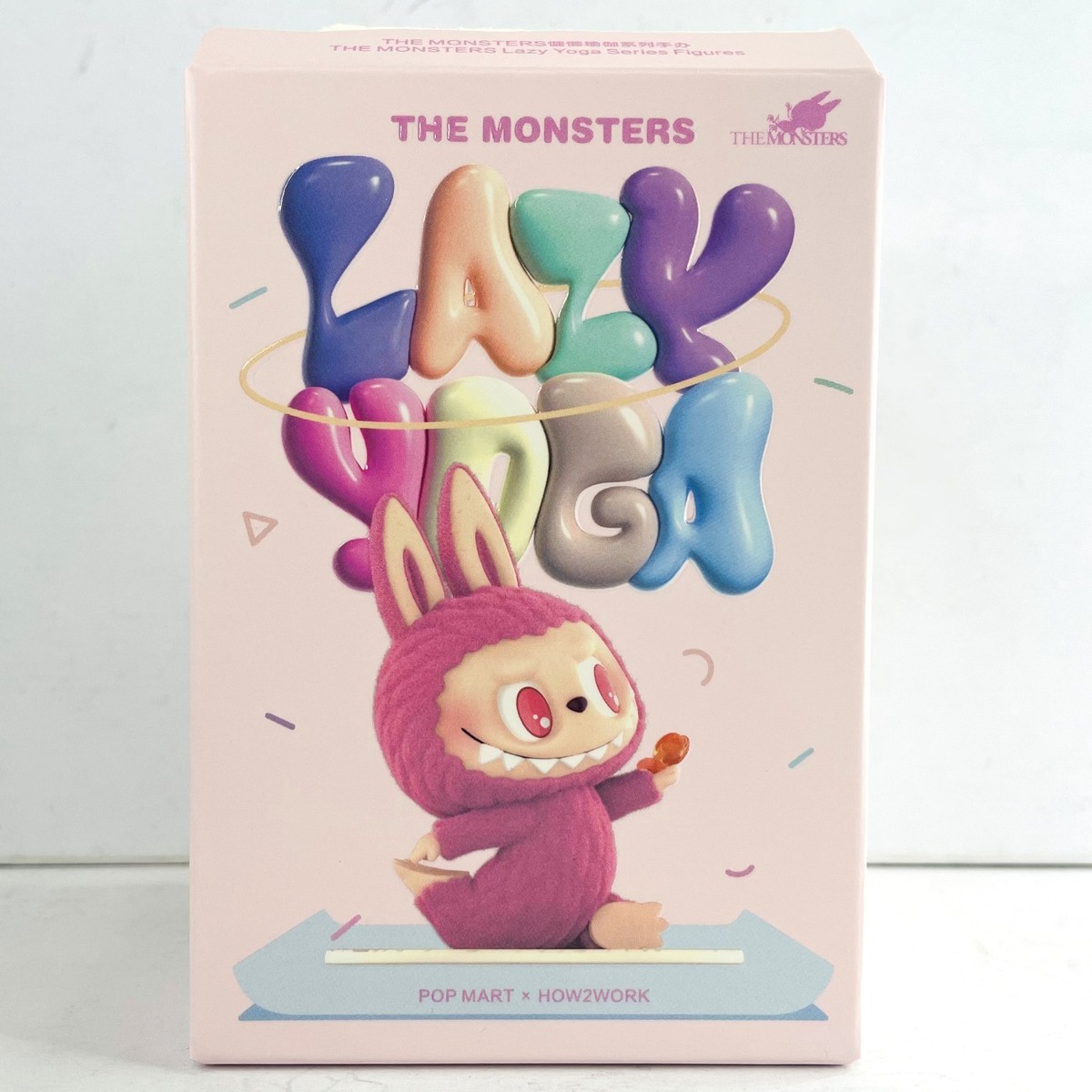 POP MART x Labubu The Monsters Lazy Yoga Series Figure Dolls Toy