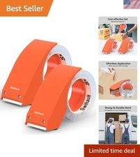 1.88 in x 66.6 YDs Heavy Duty Packing Tape with Dispenser, Strong Durable S...