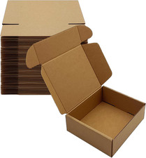 Shipping Boxes 6X5X2 Inch 50 Pack,Brown Corrugated Mailers for E-Commerce