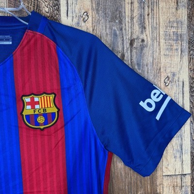 FC Barcelona 2016-17 Home Soccer Jersey Nike 776850-481 Men's S | eBay