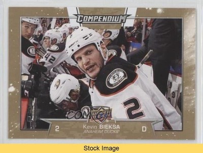 2017-18 Upper Deck Compendium Gold Kevin Bieksa #6 READ 3vx