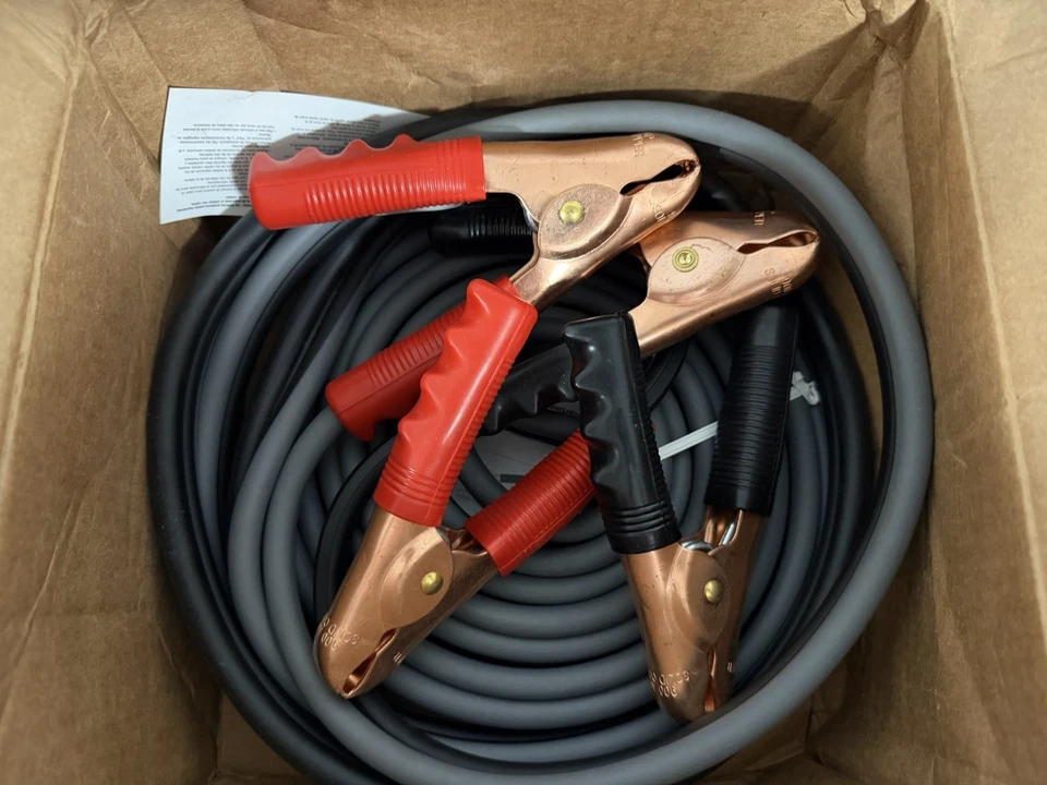 Cable de refuerzo Grote 84-9567, 25 pies grado industrial, calibre 1 800A sin enredos Foto 2 de 4