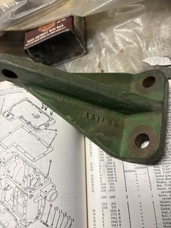 Vintage John Deere 520 530 620 630 Bracket A5716R Rock shaft Return Spring