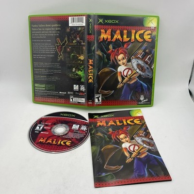 Malice (Microsoft Xbox, 2004) Complete CIB.