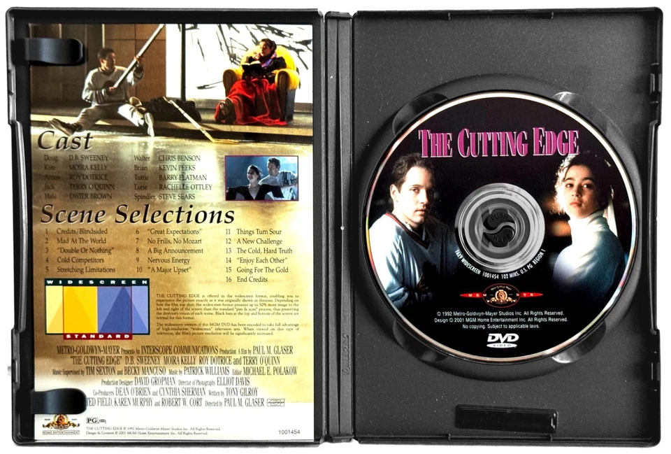The Cutting Edge (DVD, 1992, Widescreen) Like New !   D.B. Sweeney  Moira Kelly - Image 3 of 3