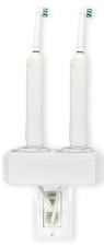 Electric Toothbrush Holder, Wall Mount, Compatible with Oral-B, Holds 2 Charg...