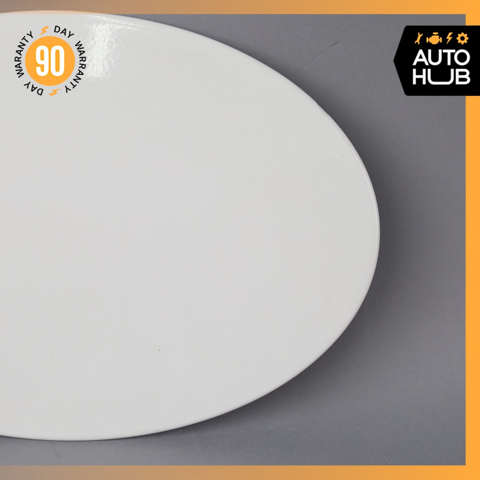 12-18 Bentley Continental GTC Fuel Filler Gas Tank Door Flap Lid White OEM 55k