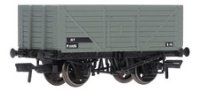 37-158C Bachmann OO Gauge 8 Plank Open Wagon 11136 in BR Grey (Pre-Owned)