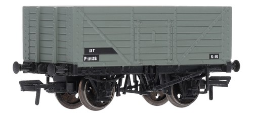 37-158C Bachmann Spur O 8 Bohlen offener Waggon 11136 in BR grau (gebraucht) | Condition: Used