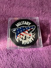 Jason Demers Arizona Coyotes Signed Military Appreciation Mystery Puck