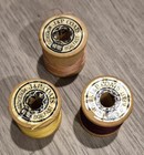 Lot Of 3 Vintage J & P Coats Thread On Wooden Spools — photo 2
