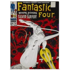 2025 Niue Agoro Marvel Art in Motion Fantastic Four #72 Cover 1 oz Silver Coin