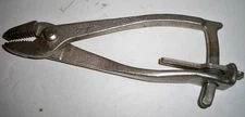 Unique SARVIE Tool Co Vise Grip Type PLIERS / Vintage RARE Locking Slip Joint