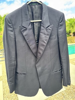 Vintage Westbury x C&A Tuxedo Jacket Mohair & Wool Sz48 Vitale Barberis Canonico