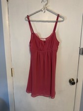 Oscar de la Renta Pink Label hot pink lace-trim camisole Size Medium