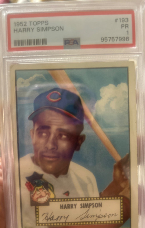 1952 Topps - Harry Simpson