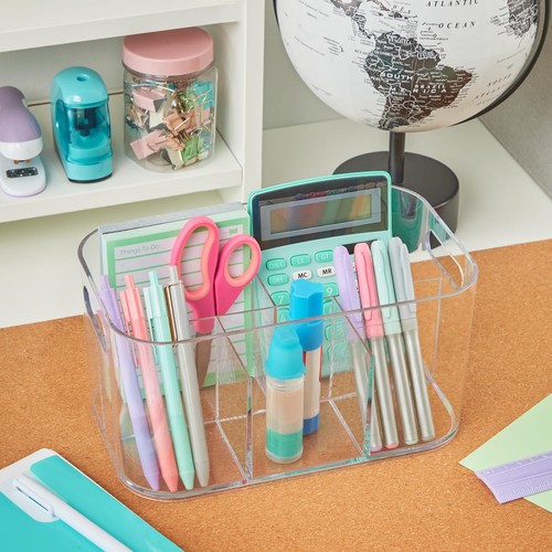 STORi Bliss Kosmetik-Organizer aus Kunststoff mit 5 Fächern | transparent | rechteckig - Bild 4 von 8