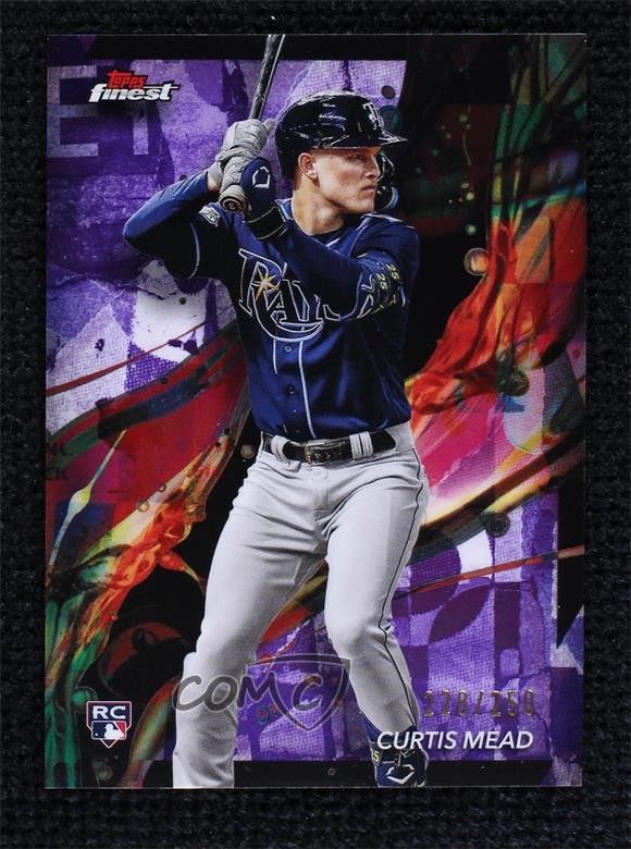 2024 Topps Finest Common Purple Refractor 228/250 Curtis Mead #78 1bw2