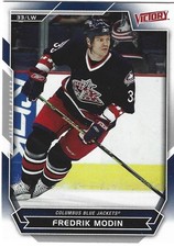 2007-08 Victory - Fredrik Modin #127 Columbus Blue Jackets