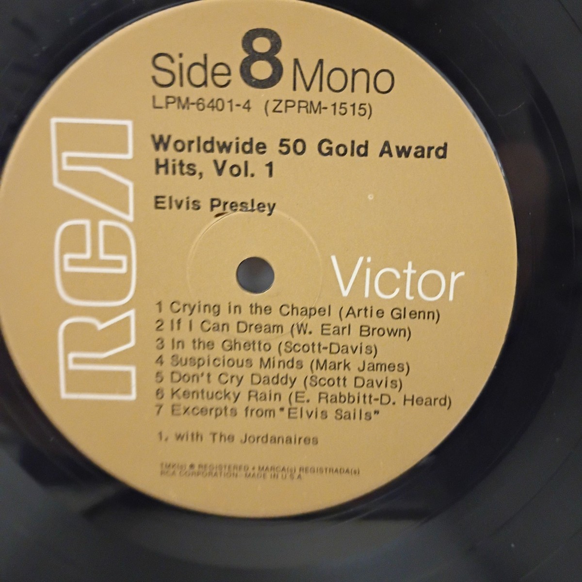 洋楽 Elvis Presley Worldwide 50 GoldAwardHits RCA Elvis Presley Worldwide 50 Gold Award Hits Vol 1 33 RPM