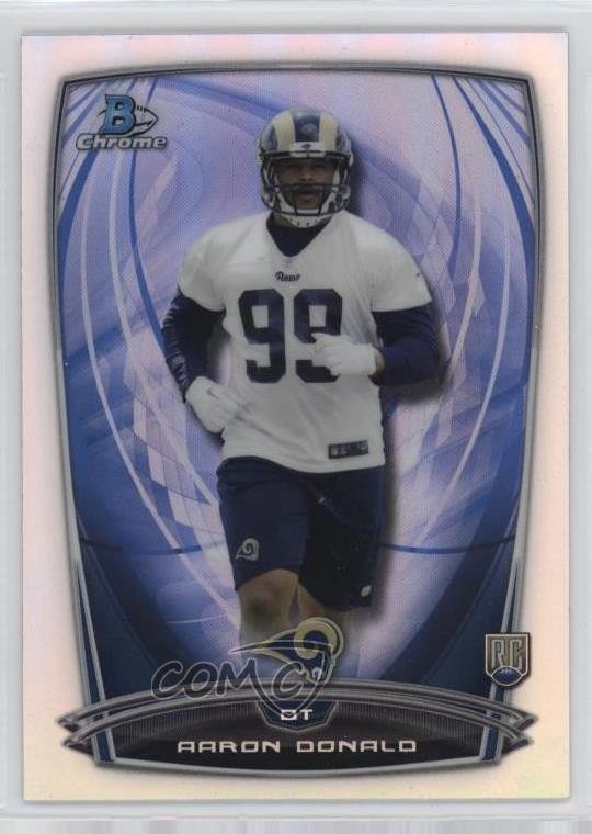 2014 Bowman Chrome Refractor Aaron Donald #199 7xr