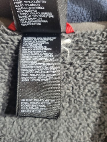 The North Face Chimborazo Men's Jacket Blue Sherpa Fleece XXL - Picture 8 of 9