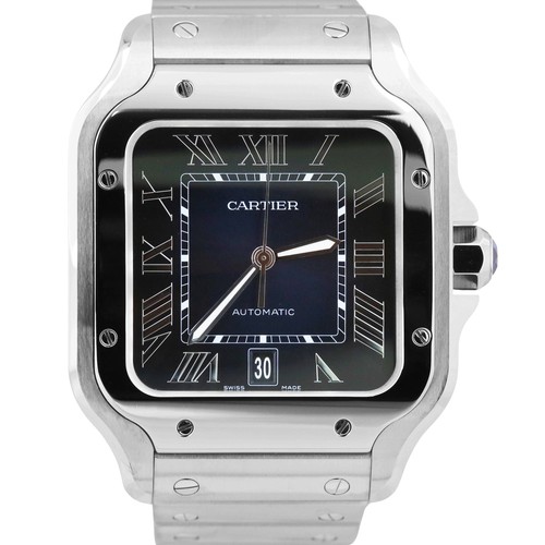 Cartier Santos de Cartier CRWSSA0030 39.8 mm Blue Dial