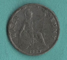 1928 Great Britain Half Penny, combine shipping