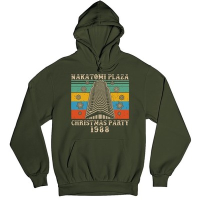 Nakatomi Plaza Christmas Party 1988 Hoodie Xmas Retro Vintage Herren Damen Pullover #6